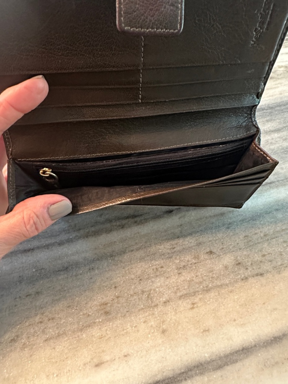 VINTAGE YSL TRI FOLD WALLET - Picture 6 of 7